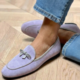 Geneviève - Elegante Platte Schuhe mit Schleife