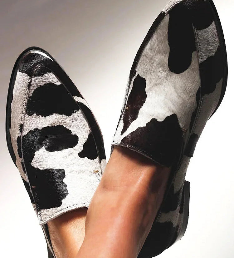 Becca - Vachtprint Schuhe