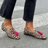 Rihanna - Leopardenprint Mokassins