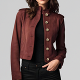 Bianca | Strukturierte Jacke mit Knöpfen