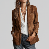 Boden | Blazer aus weichem Wildleder