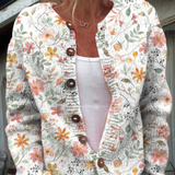 Melanie | Cardigan mit niedlichem Blumendruck