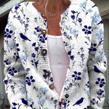 Ida | Cardigan mit Vintage-Blumendruck