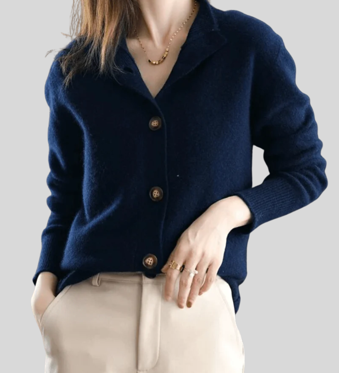 Luna | Retro Stil Kaschmir Weste