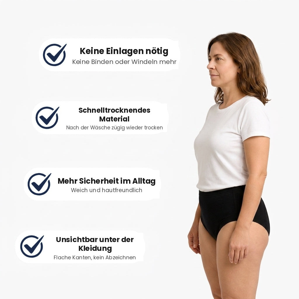 DameTryg | Diskrete Inkontinenzslips