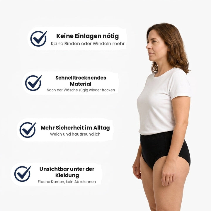 DameTryg | Diskrete Inkontinenzslips