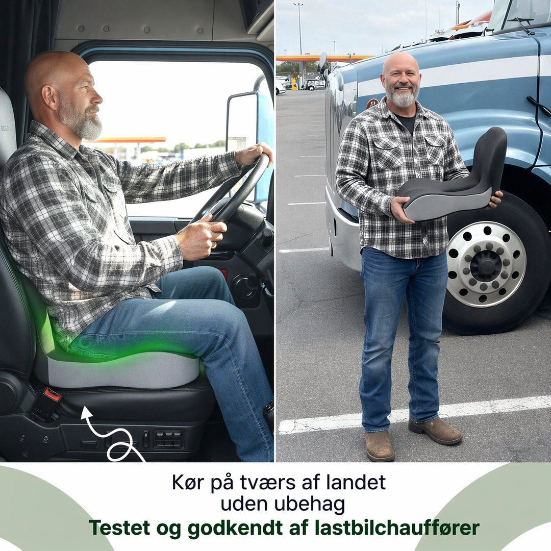 StøttePude™ | Ergonomisches Sitzkissen zur Linderung von Rücken- und Lendenwirbelsäulenbeschwerden