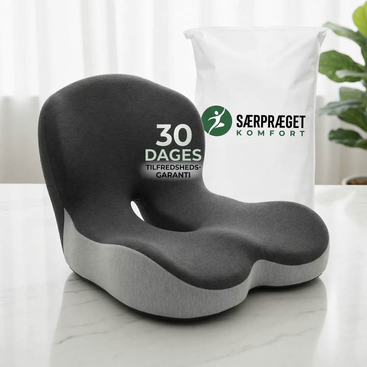 StøttePude™ | Ergonomisches Sitzkissen zur Linderung von Rücken- und Lendenwirbelsäulenbeschwerden