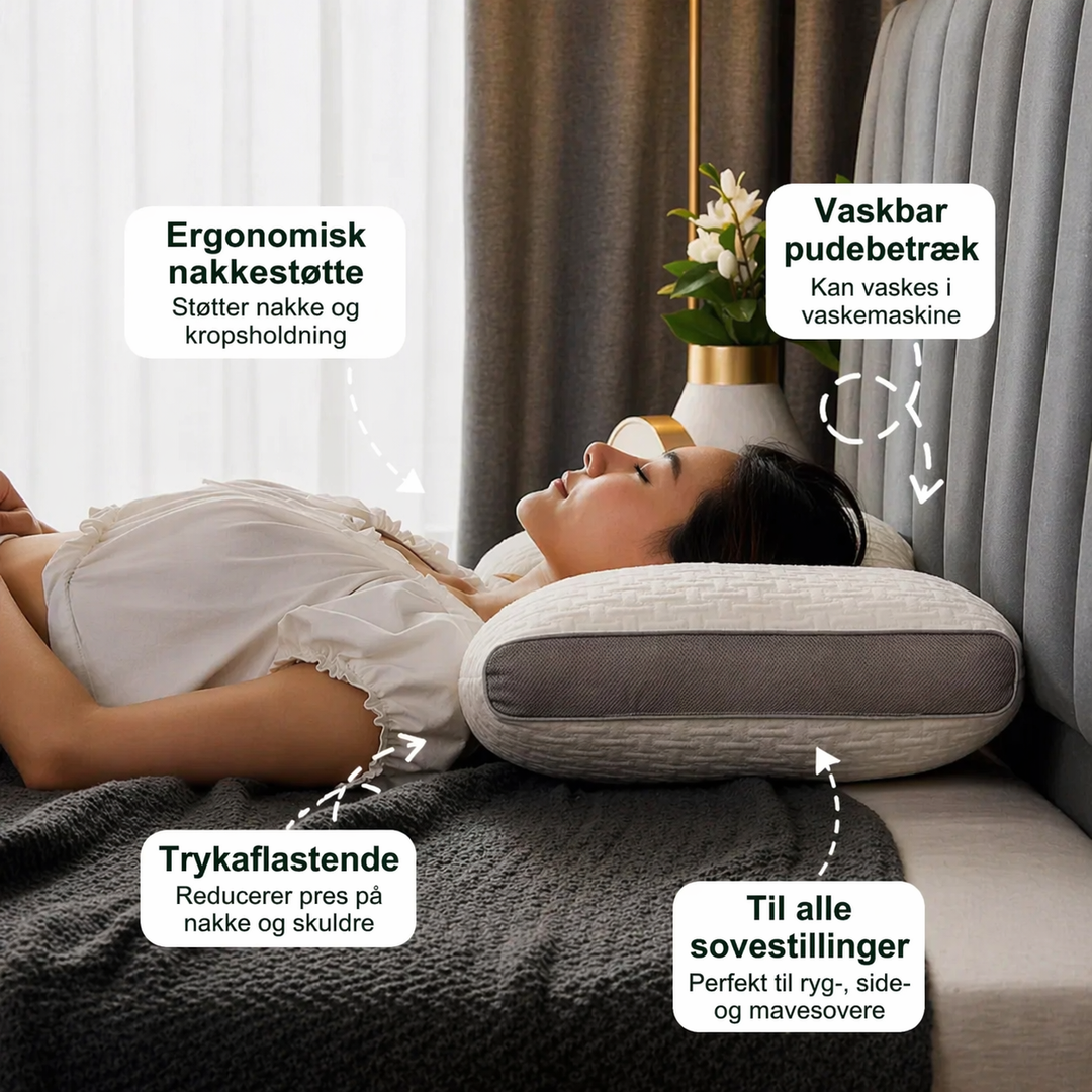 NackenKissen™ | Ergonomisches Kissen für besseren Schlaf und Komfort