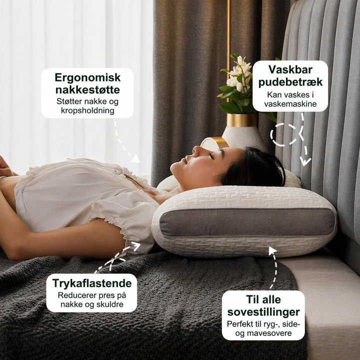 NackenKissen™ | Ergonomisches Kissen für besseren Schlaf und Komfort