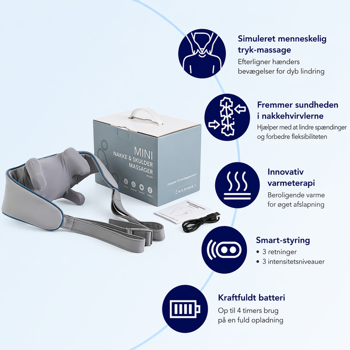SmartNakke™ | Elektrische Massage mit Wärme und Linderung