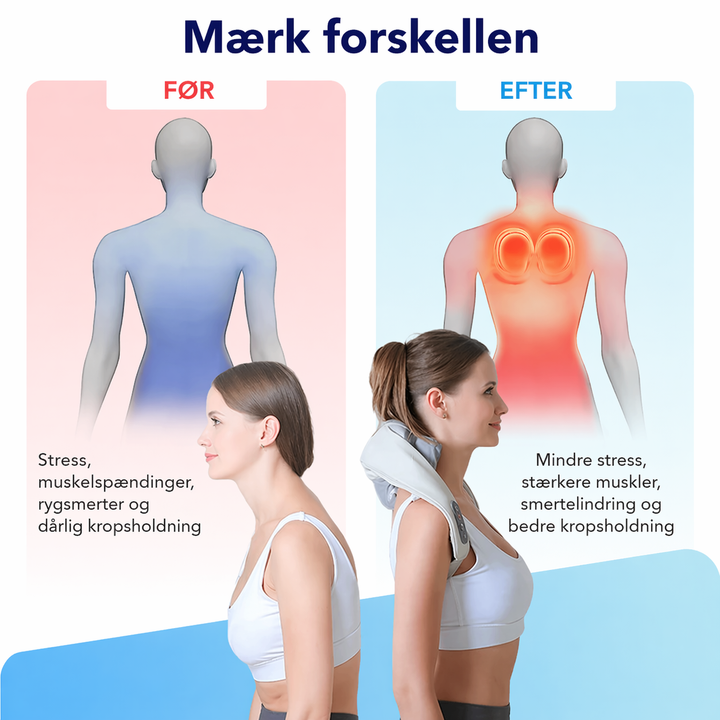 SmartNakke™ | Elektrische Massage mit Wärme und Linderung