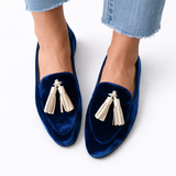 Celestia - Elegante Slipper mit Fransen