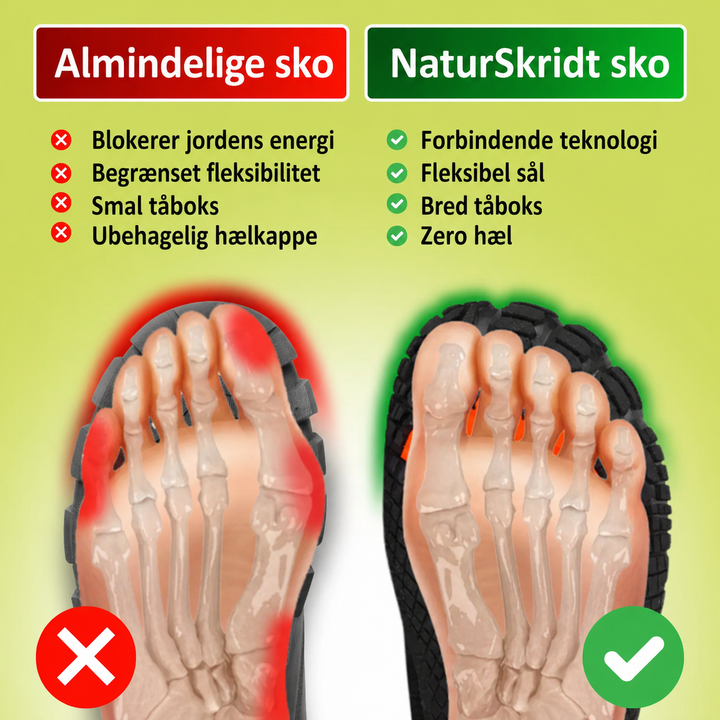 NaturSkridt™ - Grau-Orange