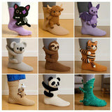 Rania - Waschbär Socken