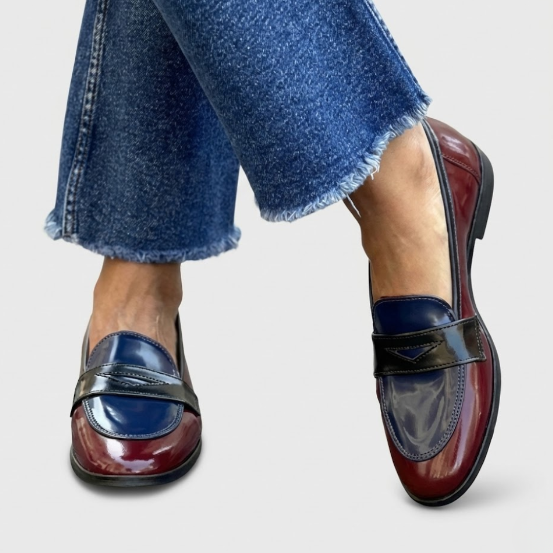 Trude | Kontrastierende Slipper