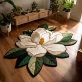 Noor - Decoratief vloerkleed Gepersonaliseerd Vorm Bloemen