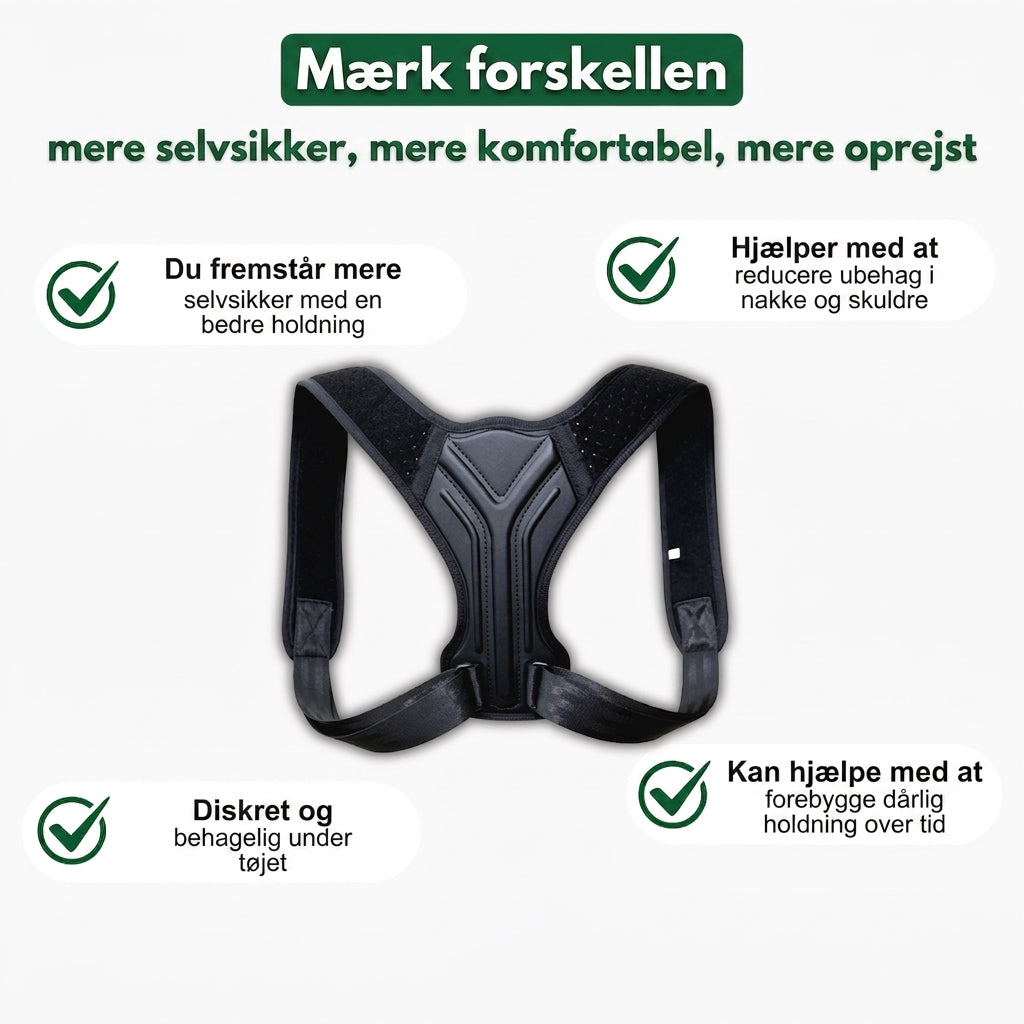 RetRyg™ | Korrigierender Rückenstützgürtel für den täglichen Gebrauch