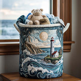 Gevoerde Wasmand - Droom van de Baai bij de Vuurtoren