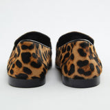 Adrianna - Gewagte Leopard Mokassins