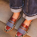 Zelda - Elegante Leoparden-Mokassins
