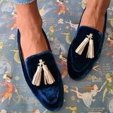 Celestia - Elegante Slipper mit Fransen
