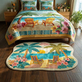 Anna - Decoratief vloerkleed Gepersonaliseerd Vorm Palm