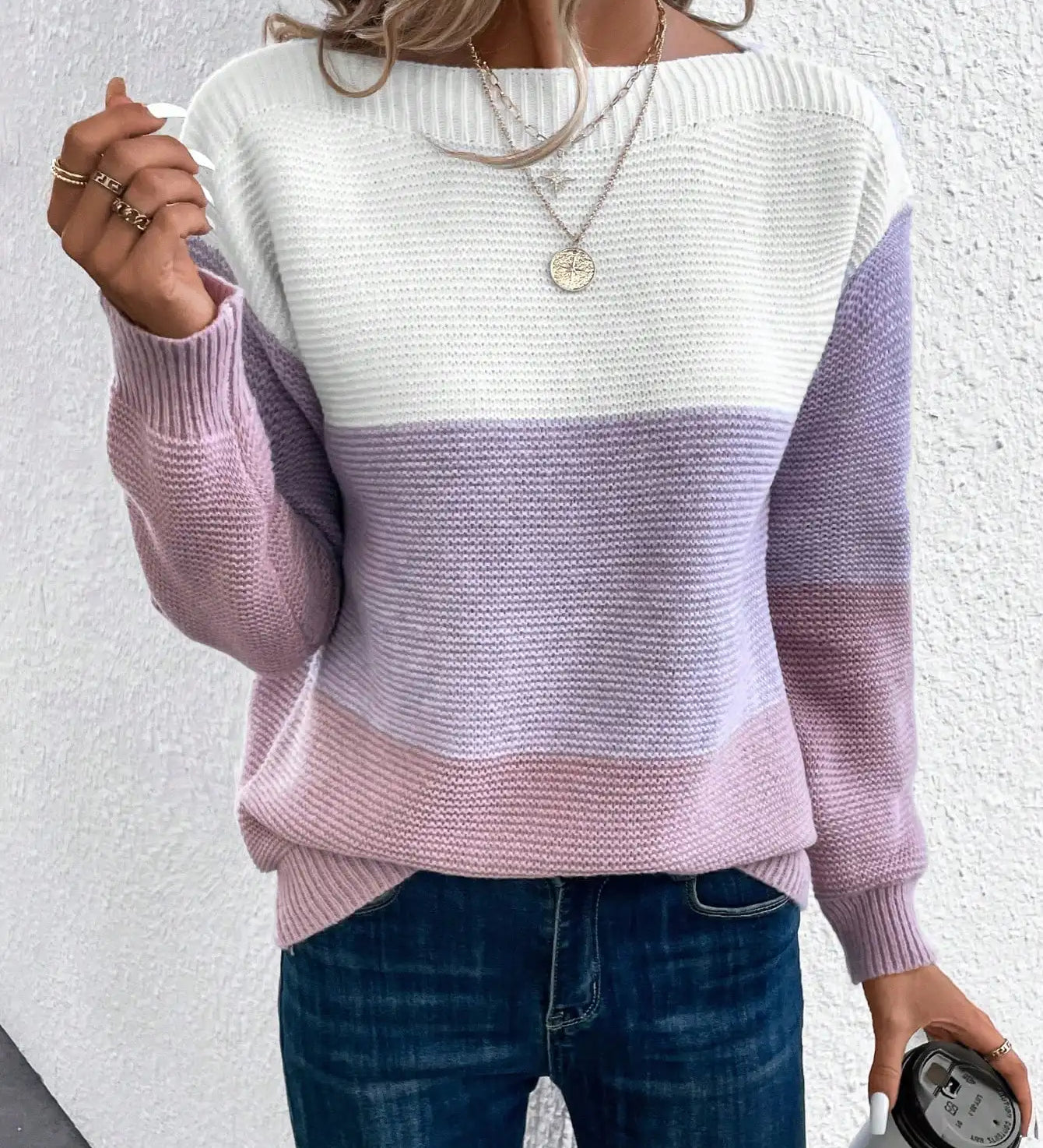 Jette | Pullover Ombre Komfortabel