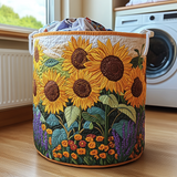 Gestoffeerde Wasmand - Zonnebloemen