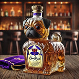 Franse Bulldog Whiskyfles