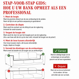 Noor - Gewatteerde bankhoes Pootjes Rustiek