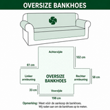 Noor - Gewatteerde bankhoes Pootjes Rustiek