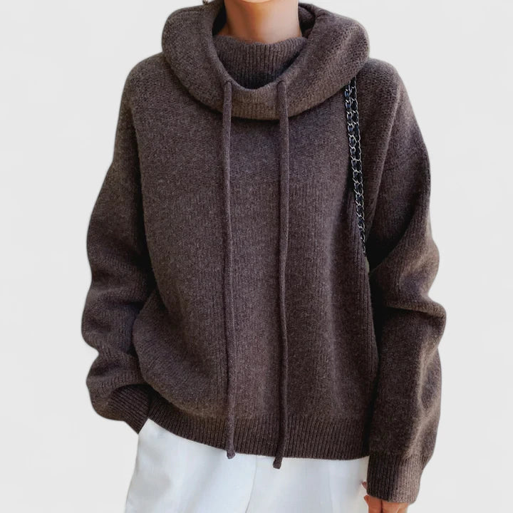 Monique | Bequemer Strick-Hoodie