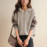 Isa | Gestrickter Hoodie