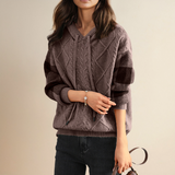 Isa | Gestrickter Hoodie