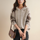 Isa | Gestrickter Hoodie