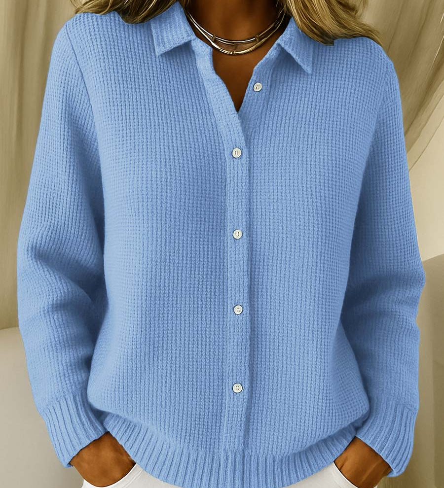 Katrina | Strukturierte Strickjacke mit Knöpfen