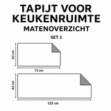 Lynn - Keukenmat Kerst met Vreugde van December