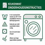Wilma - Keukenmat Kolibrie en Bloemen Tuin