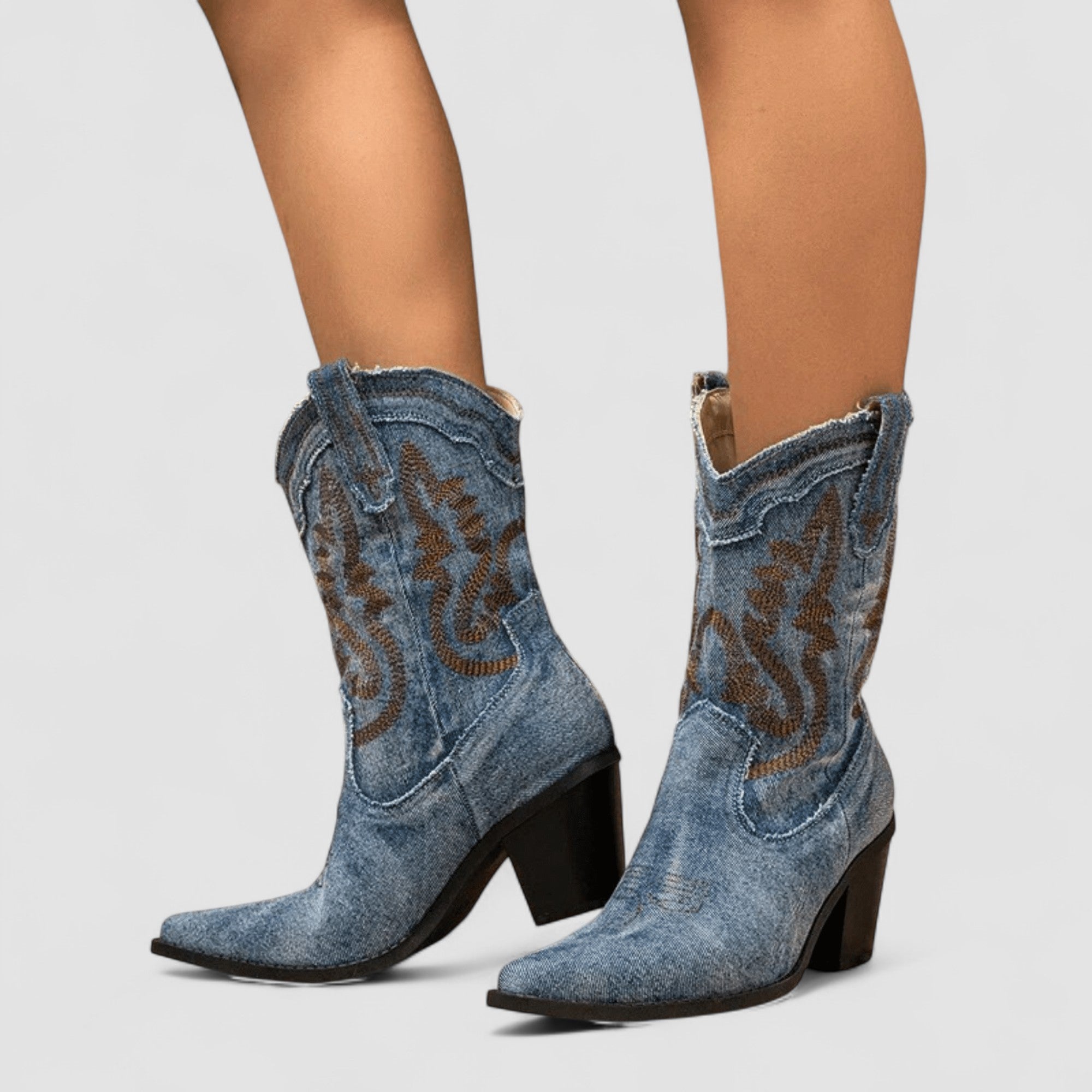 Stien | Orthopädische Denim Stiefeletten