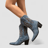 Stien | Orthopädische Denim Stiefeletten