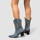 Stien | Orthopädische Denim Stiefeletten