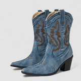 Stien | Orthopädische Denim Stiefeletten