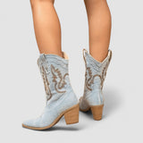 Stien | Orthopädische Denim Stiefeletten