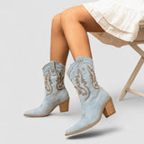 Stien | Orthopädische Denim Stiefeletten