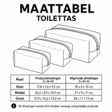 Evi - Gewatteerde toilettas Verfijnd Vlinders